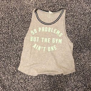 VS pink gym tank